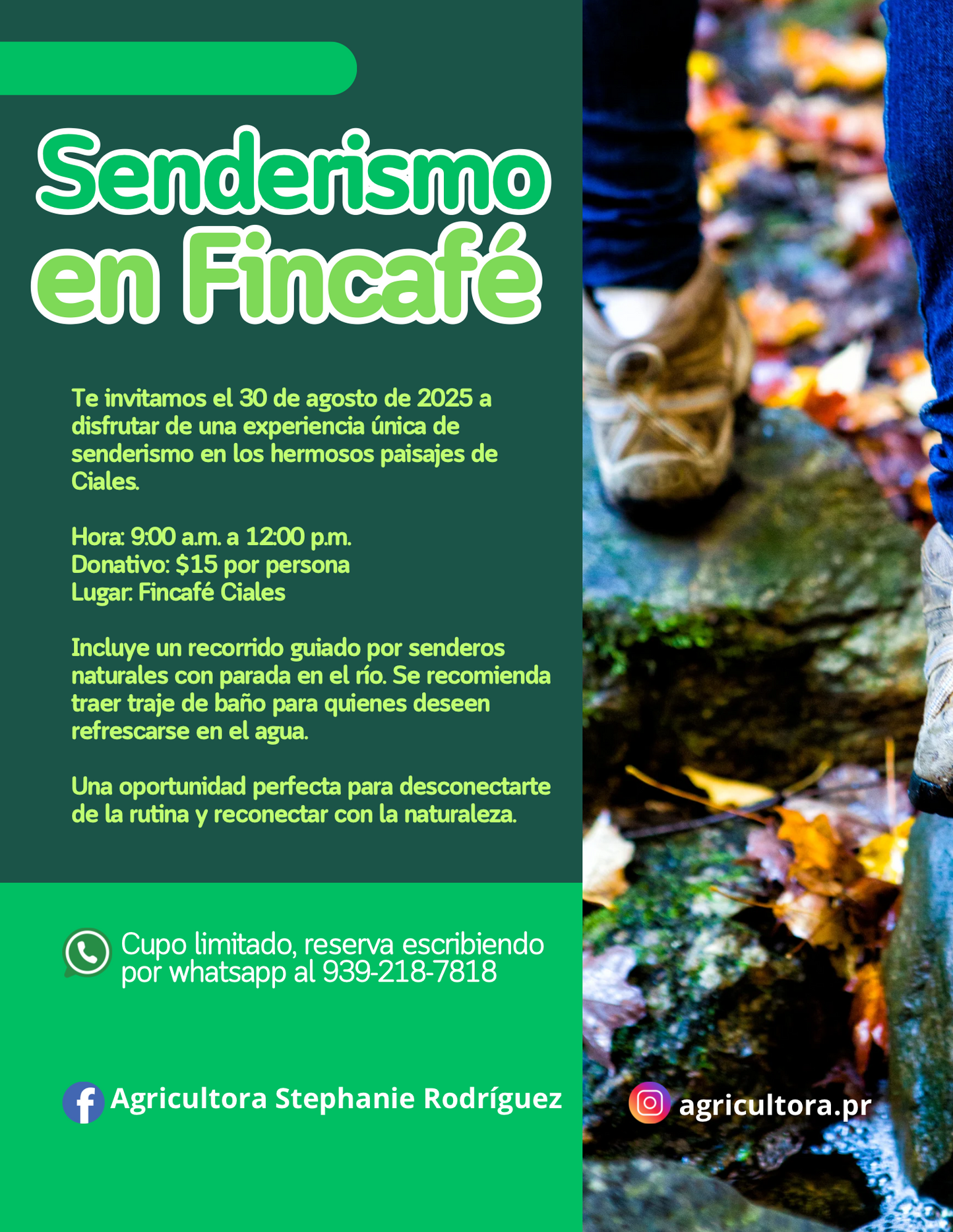 Senderismo en Fincafé