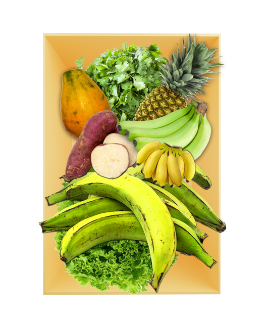 Caja 100% Local con Plátanos